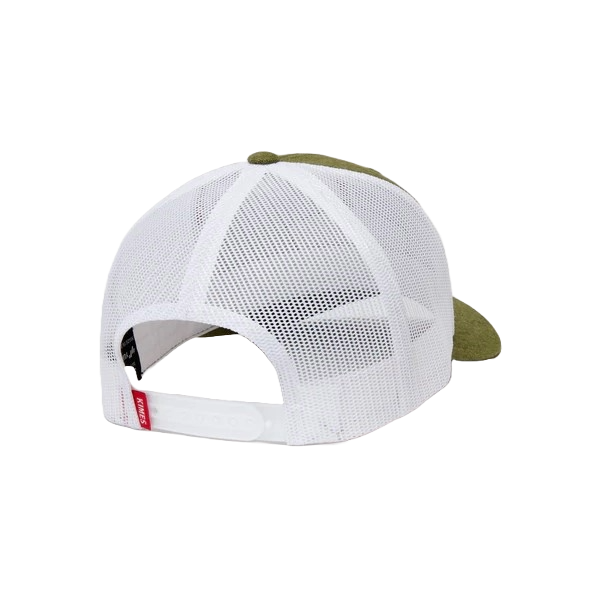 Kimes Ranch Men's Box String Dark Olive Trucker Hat S24U16S37FC1E7