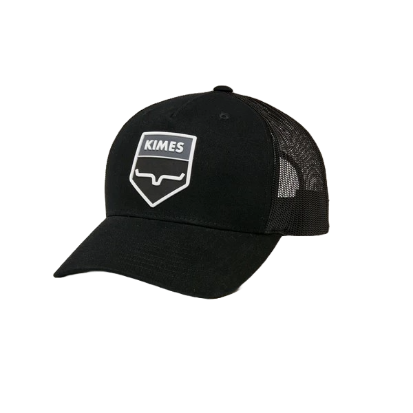 Kimes Ranch Men's Wedge Mesh Black Trucker Hat S24U16S37EC018