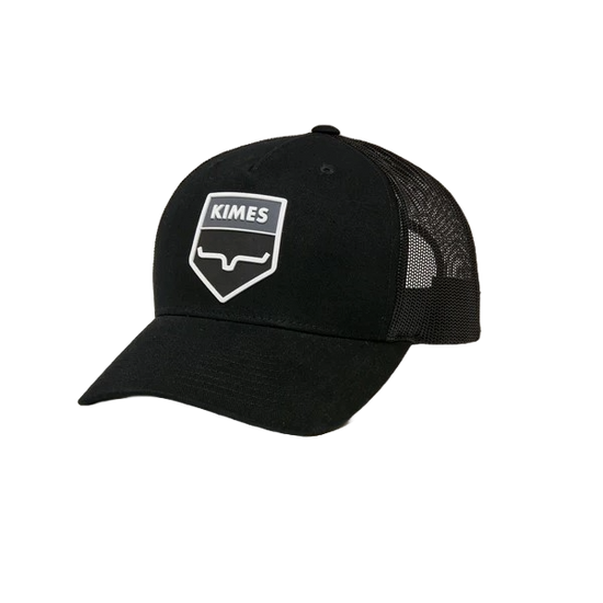 Kimes Ranch Men's Wedge Mesh Black Trucker Hat S24U16S37EC018