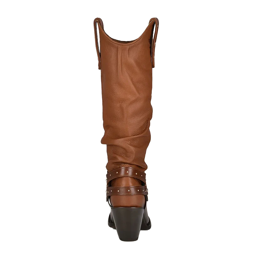 Cuadra Ladies Hand Painted Honey Brown Leather Western Boot CU720