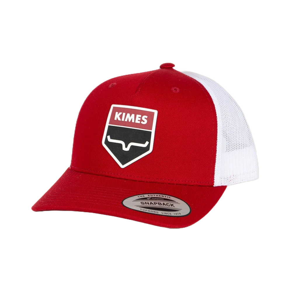 Kimes Ranch Sticker Kimes Ranch Men's Wedge Mesh Red Trucker Hat S24U16S37EC15B