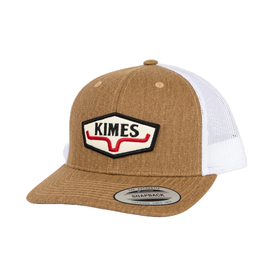 Kimes Ranch Men's Box Spring Brown Trucker Hat S24U16S37FC1D7