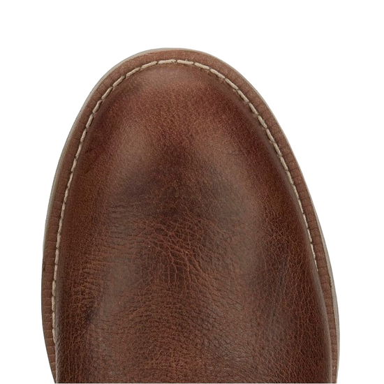 Justin Men's Kilgore Hickory Brown Water Buffalo Roper Toe Western Boots SE7501