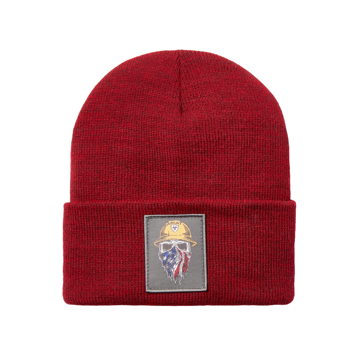 Ariat Rebar Born For This Burgundy Heather Watch Cap Beanie10053435