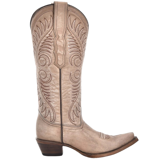 Circle G By Corral Ladies Sand Cowhide Leather Western Boots L6116