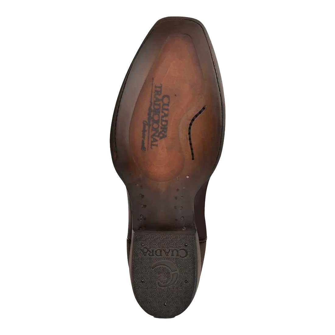 Cuadra Men's Engraved Firenze Almond Brown Leather Western Boots CU801