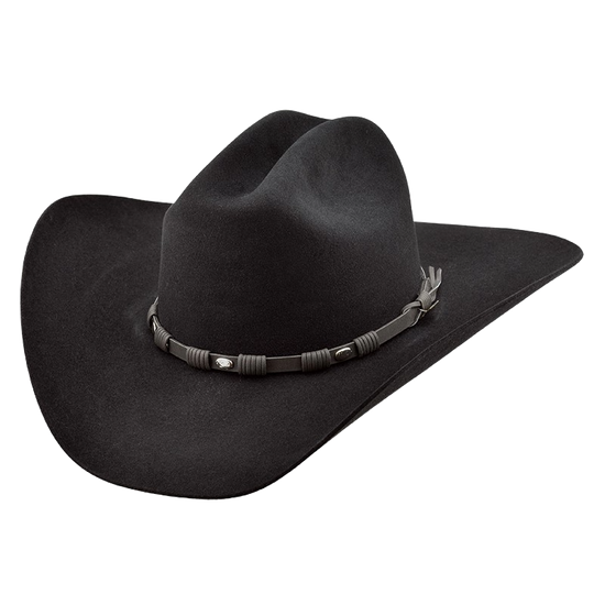 Justin Bent Rail 6X Townes Black Felt Cowboy Hat JF0657TOWN44-BLK
