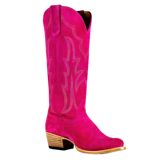 Macie Bean Ladies If Karlee Were A Cowgirl Pink Round Toe Boots M5231