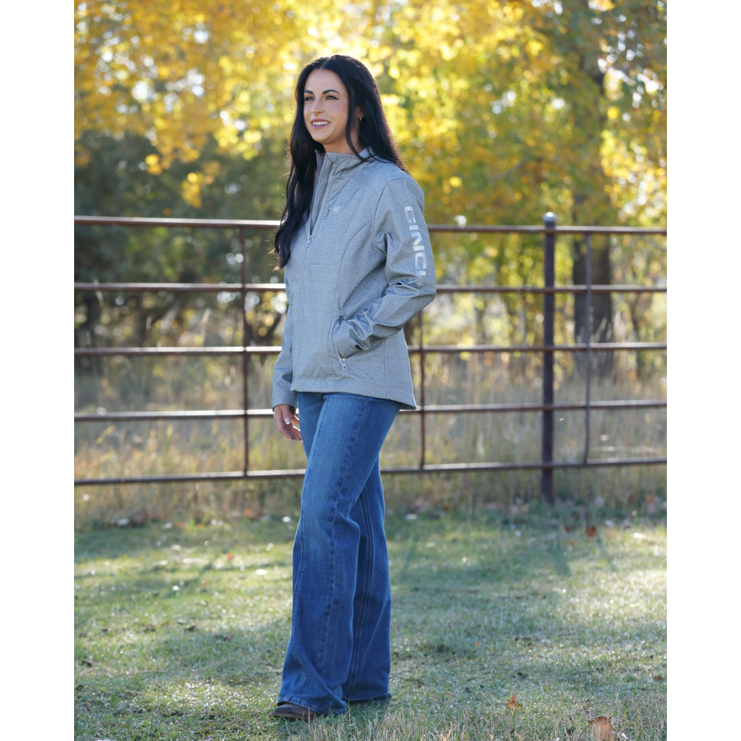 Cinch Ladies Grey Concealed Carry Bonded Jacket MAJ9856008