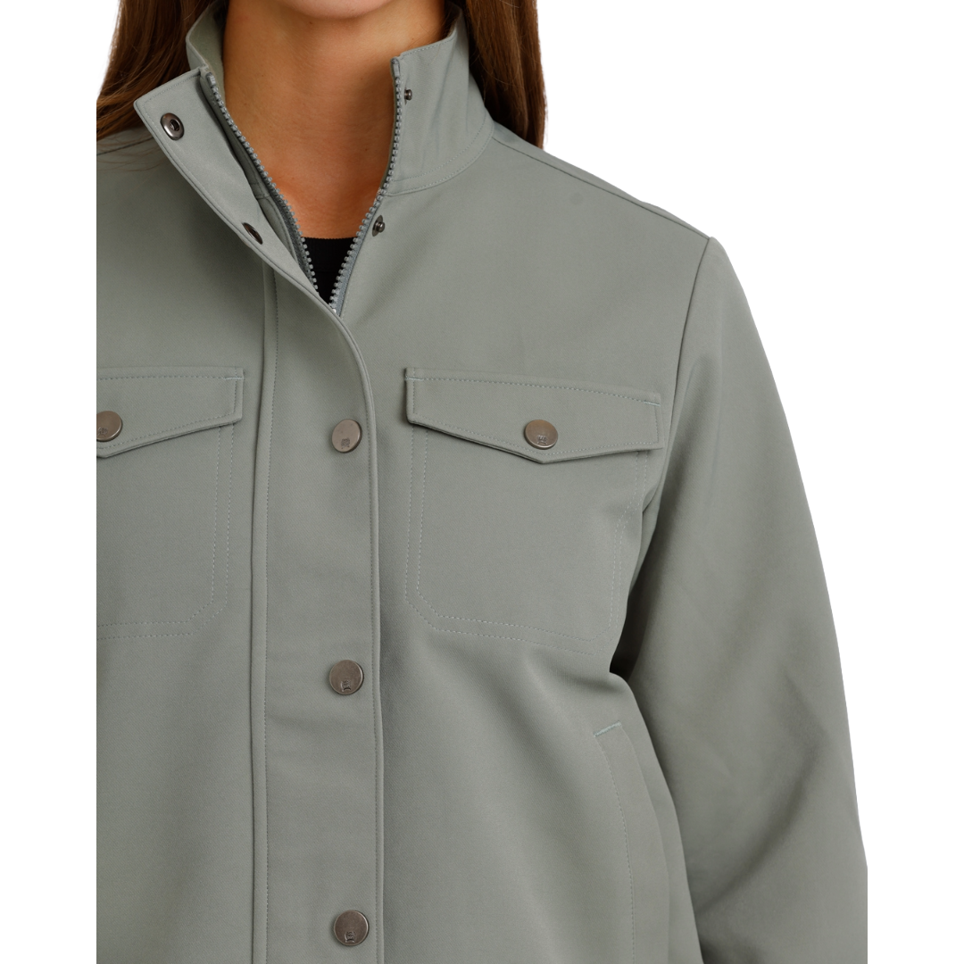 Cinch Ladies Green Chore Bonded Jacket MAJ9926001
