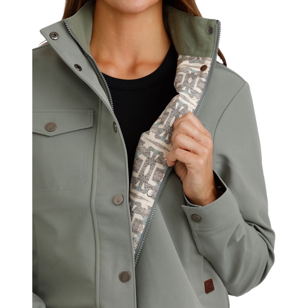 Cinch Ladies Green Chore Bonded Jacket MAJ9926001
