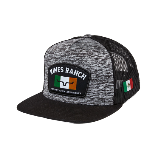 Kimes Ranch Bandera Mexican Flag Heather Grey Hat UHA0000025-HG