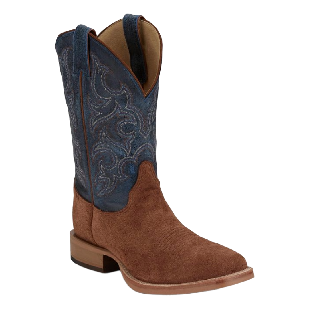 Justin Men's Fergus Golden Oak 11" Medium Square Toe Boots BR385