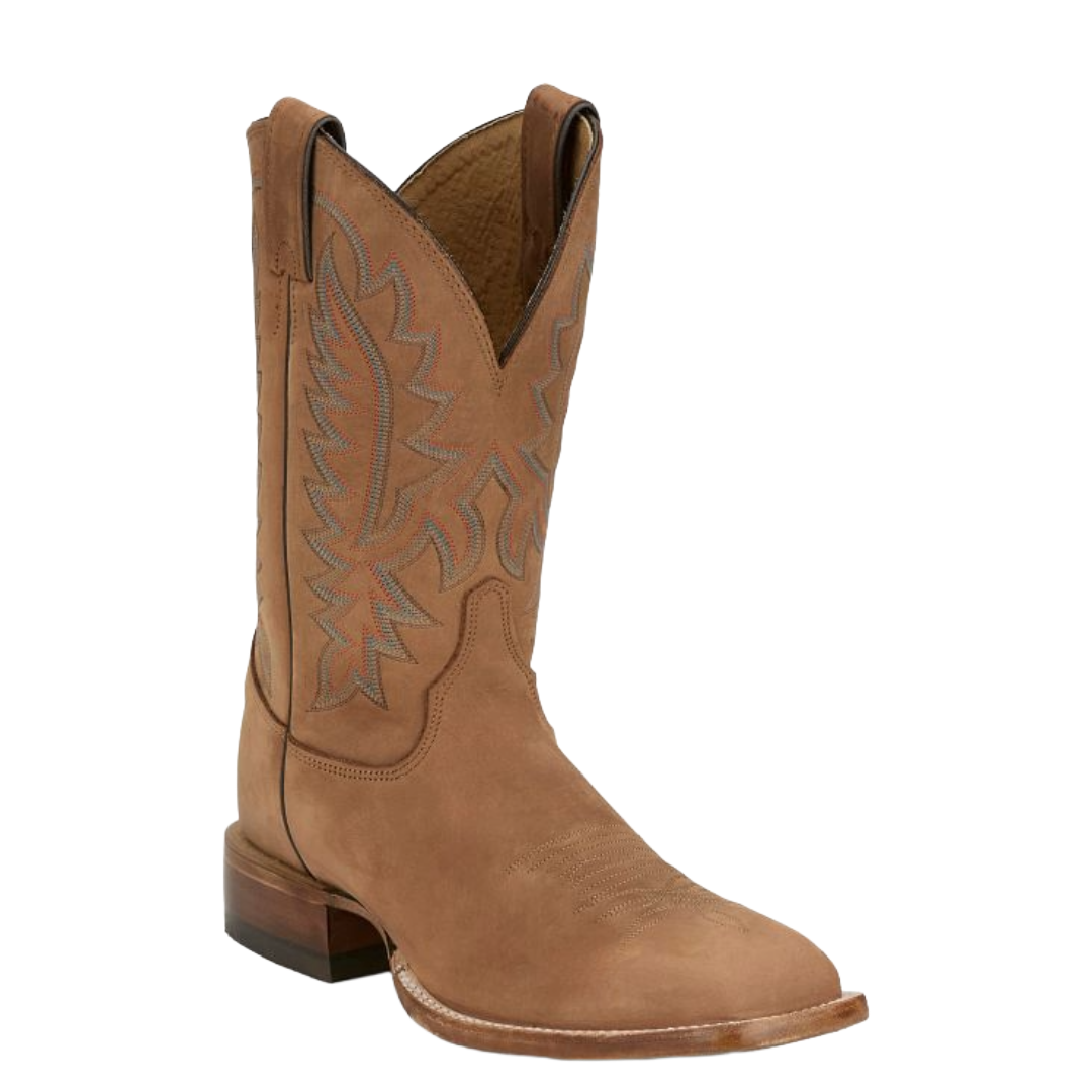 Justin Men's Rancho Butterscotch 11" Wide Square Toe Boots BR392
