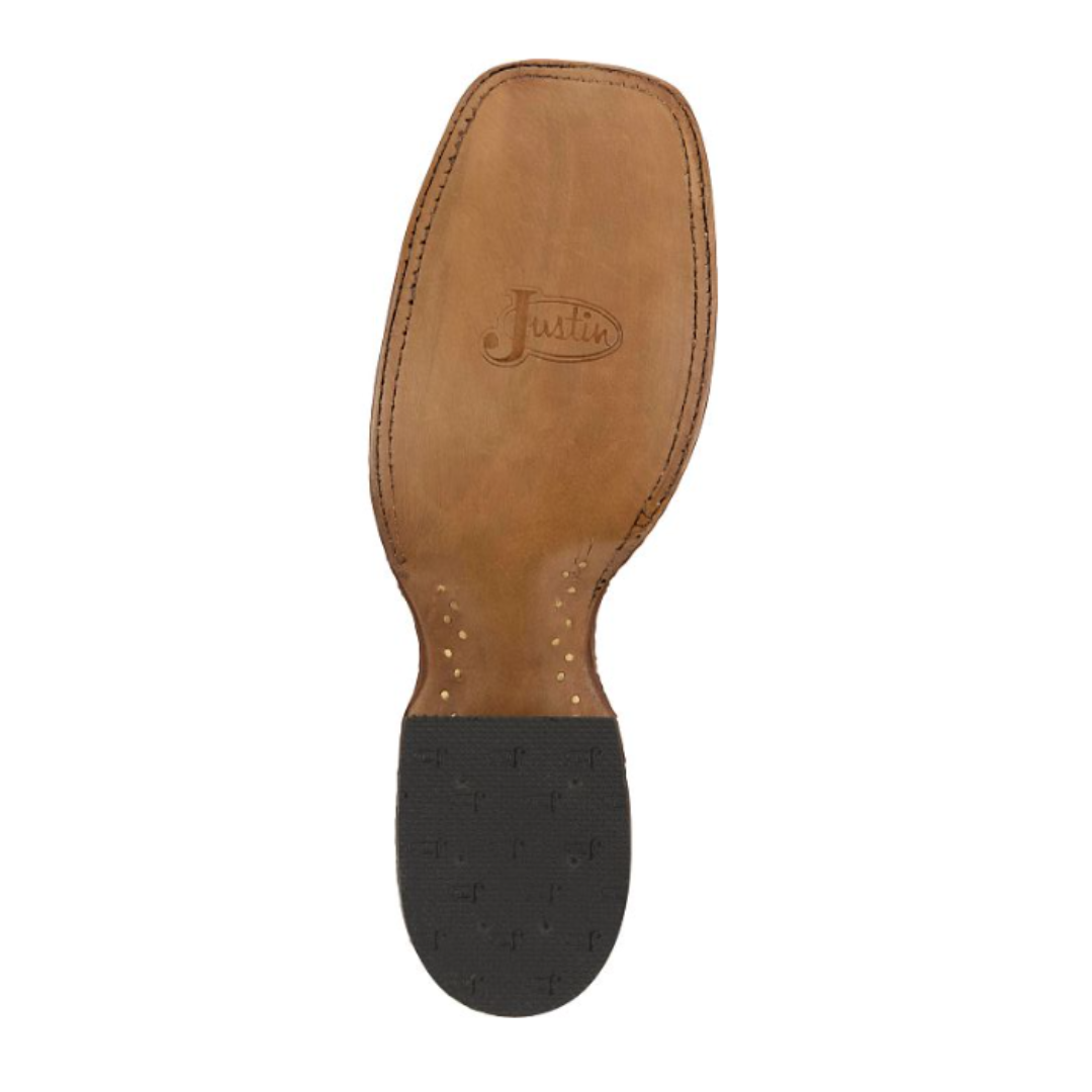 Justin Men's Rancho Butterscotch 11" Wide Square Toe Boots BR392