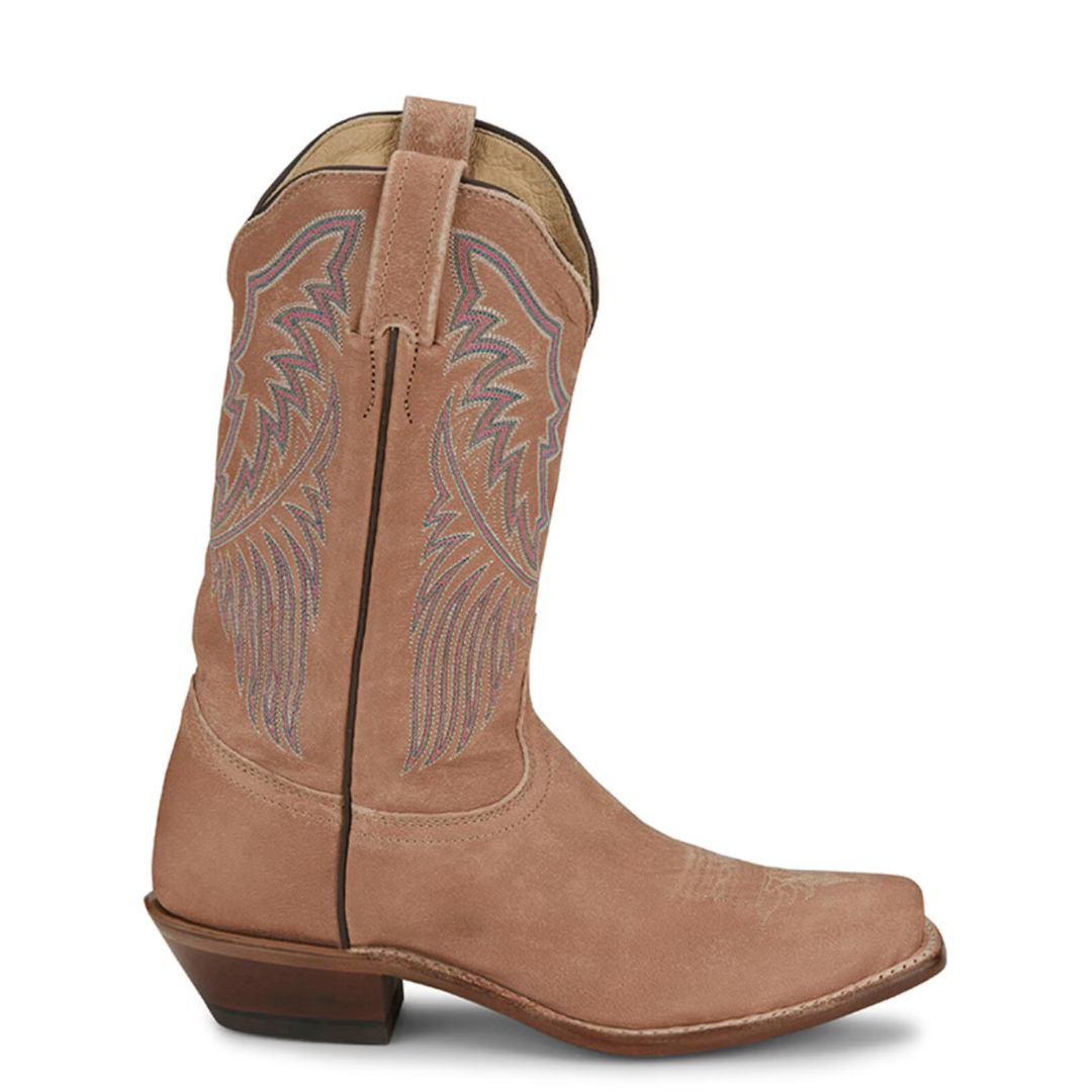 Tony Lama Ladies Sagrada Tan 11" Medium Square Toe Western Boot EP4584