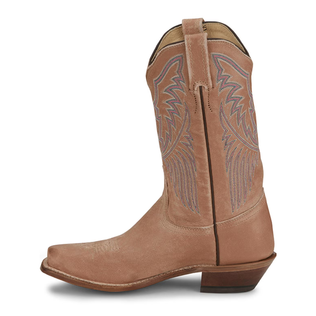 Tony Lama Ladies Sagrada Tan 11" Medium Square Toe Western Boot EP4584