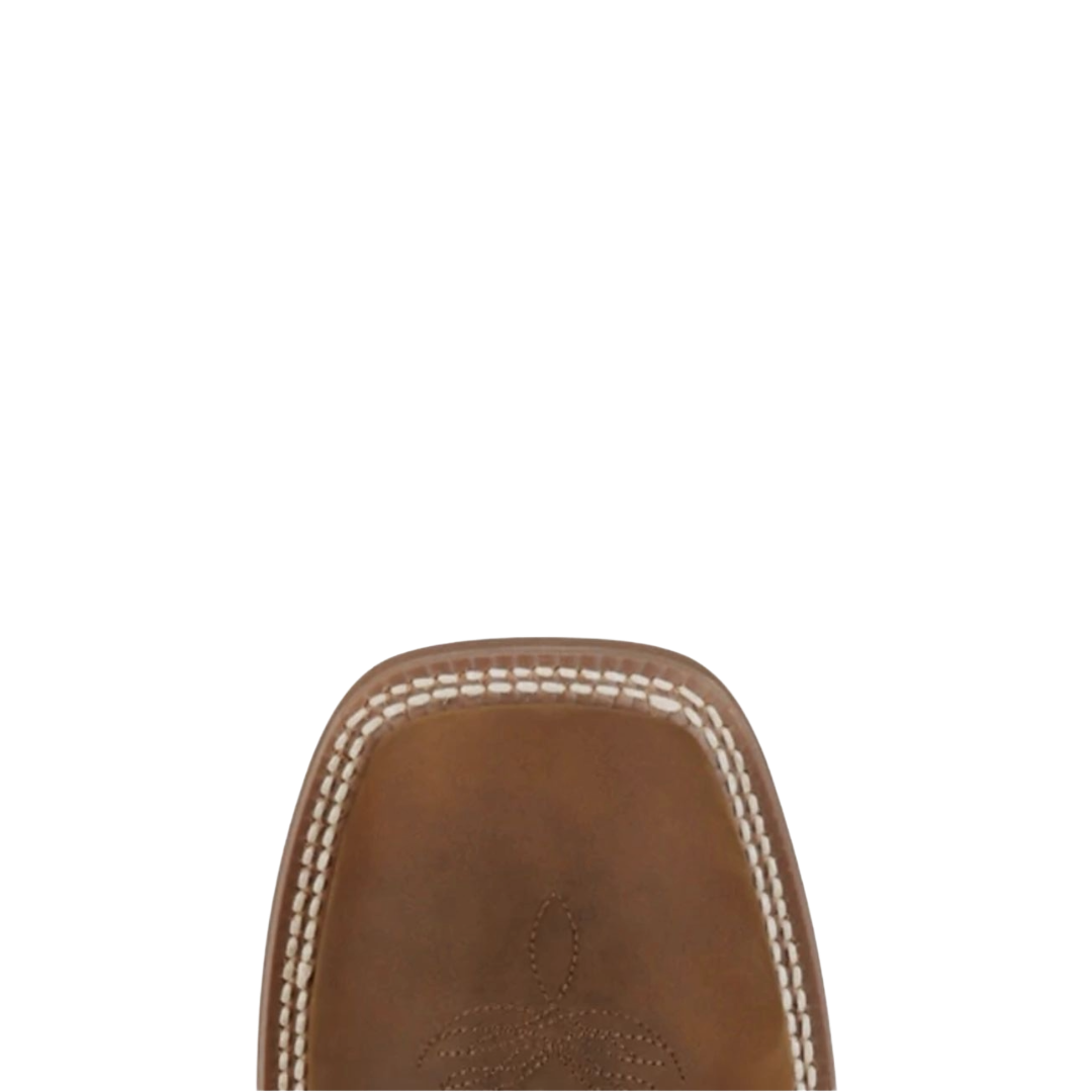 Justin Men's Crazy Buck Brown 6" Wide Square Toe Boot FN4150