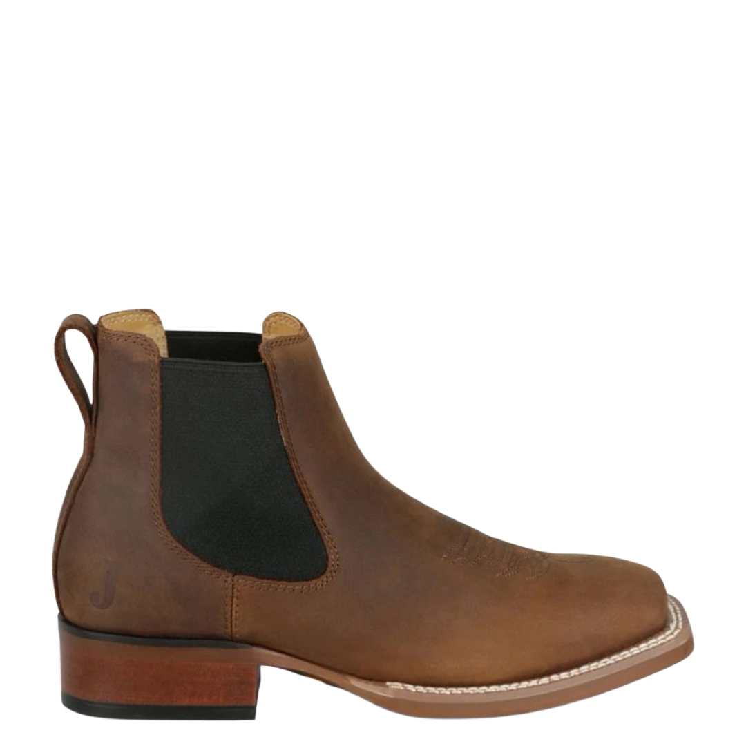 Justin Men's Crazy Buck Brown 6" Wide Square Toe Boot FN4150