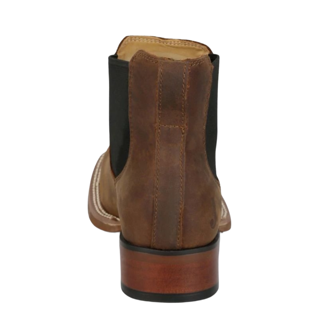 Justin Men's Crazy Buck Brown 6" Wide Square Toe Boot FN4150