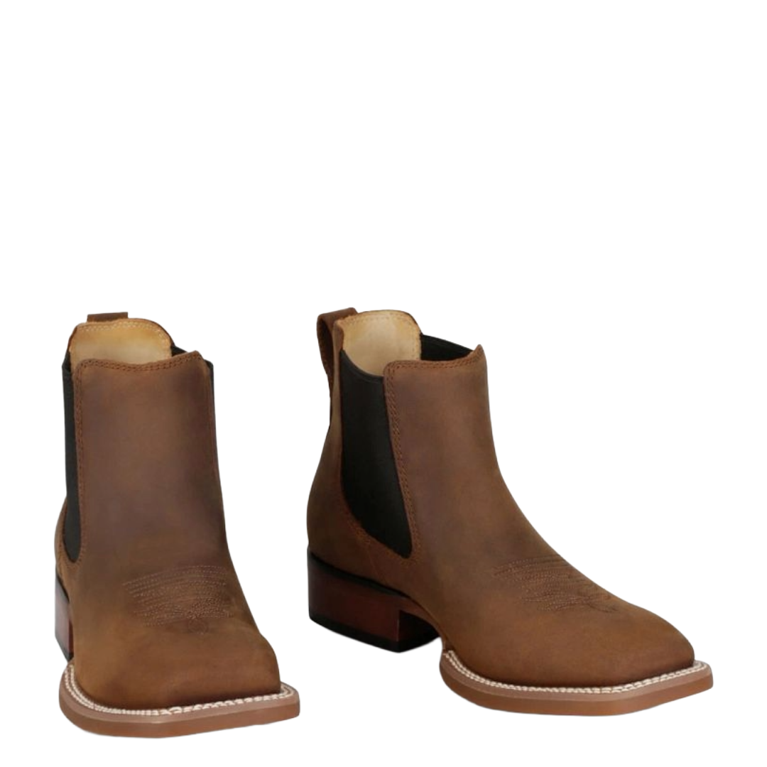 Justin Men's Crazy Buck Brown 6" Wide Square Toe Boot FN4150