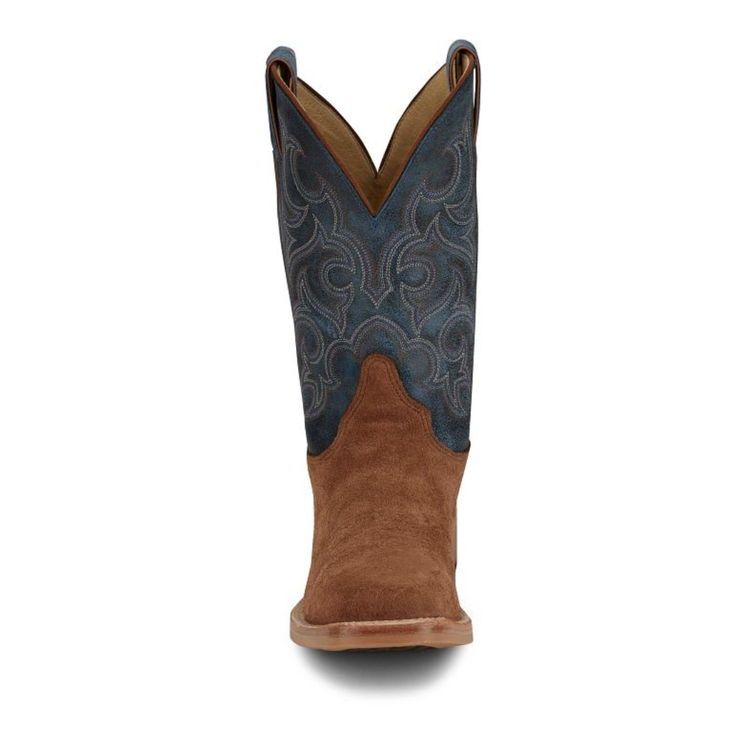 Justin Men's Fergus Golden Oak 11" Medium Square Toe Boots BR385