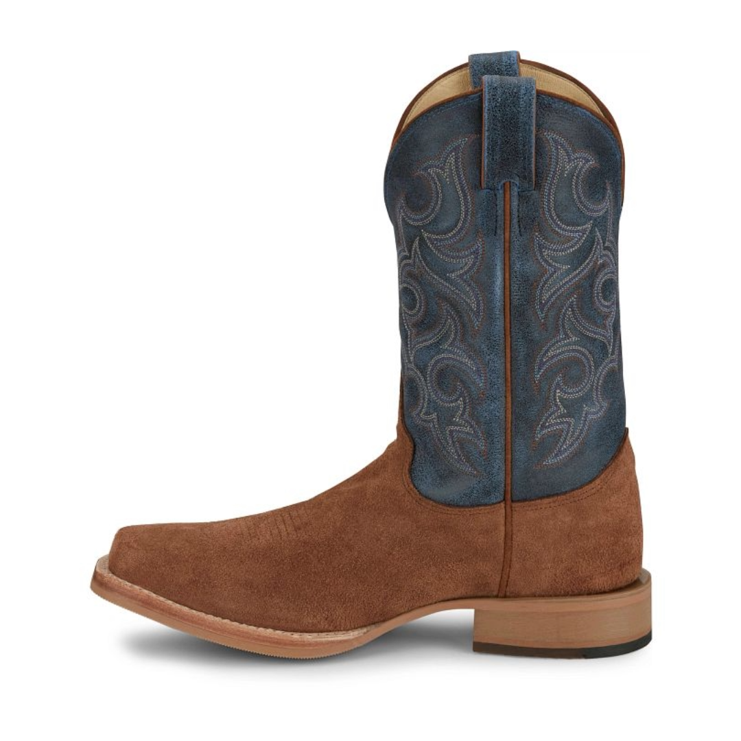Justin Men's Fergus Golden Oak 11" Medium Square Toe Boots BR385