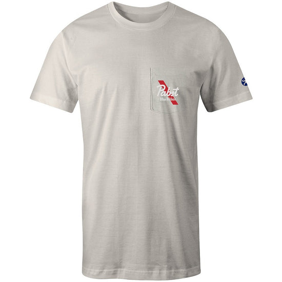 Hooey Men's Pabst Blue Ribbon Graphic Cream T-Shirt HT1703CR