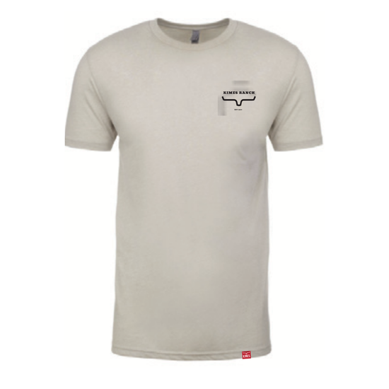 Kimes Ranch Men's Wooden Hex Sand Tan Graphic T-Shirt MSH0000170-BE007