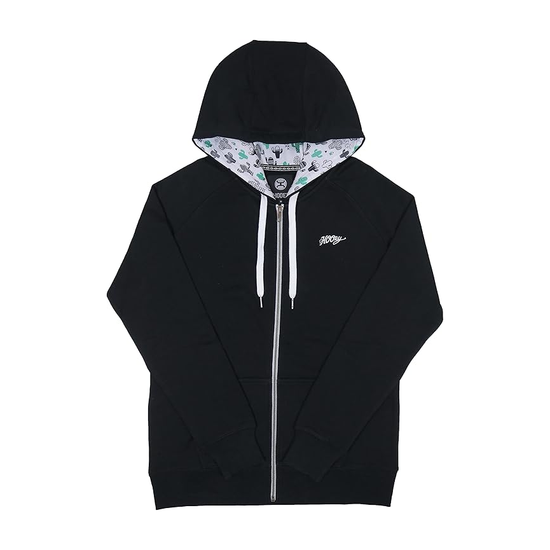 Hooey Ladies Sedona Black Full Zip Hoodie Sweatshirt HH1166BK