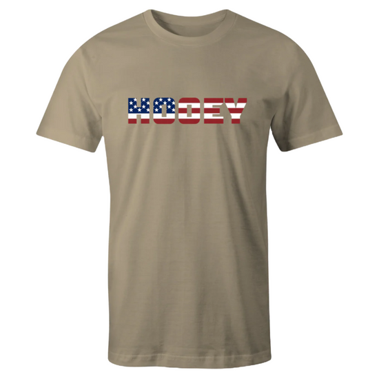 Hooey Men's Patriot Graphic Tan T-Shirt HT1544TN