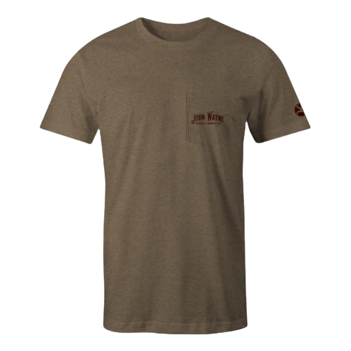 Hooey Men's John Wayne Graphic Light Brown T-Shirt HT1647LTBR
