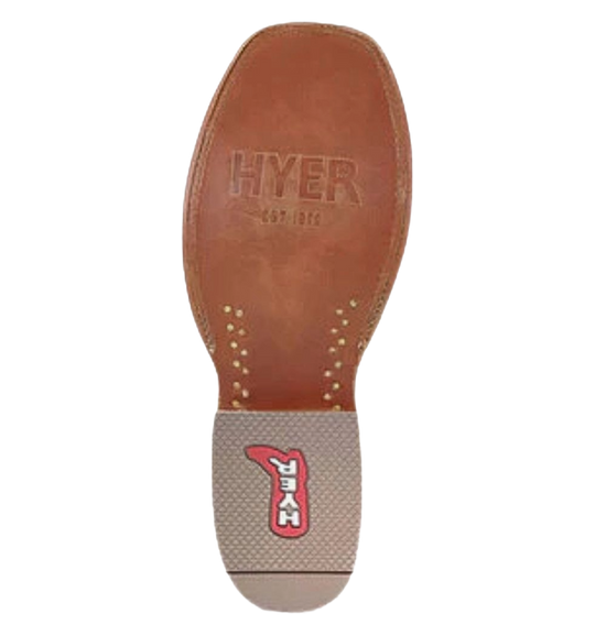 HYER Men's Jetmore Vintage Blue Leather Western Boot HM11008