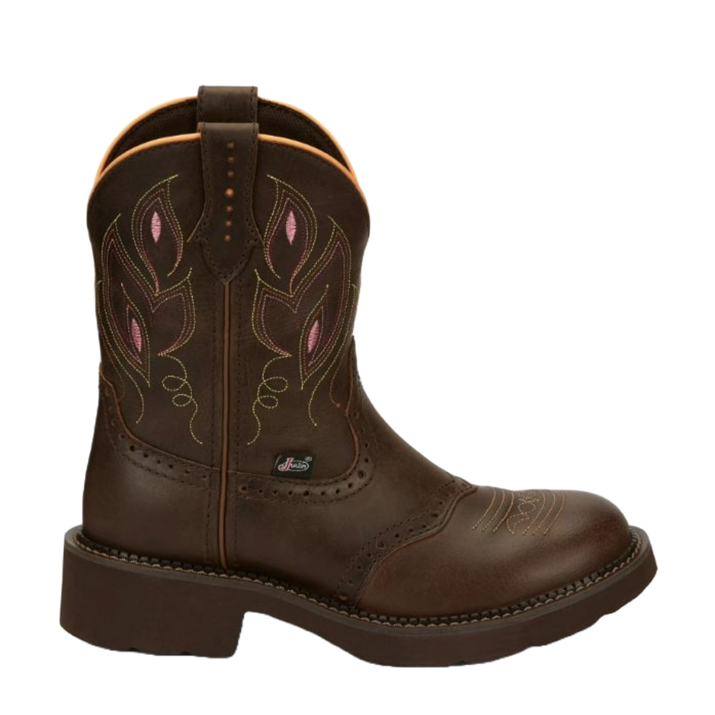 Justin Ladies Gemma Dark Brown Leather Boots GY9526