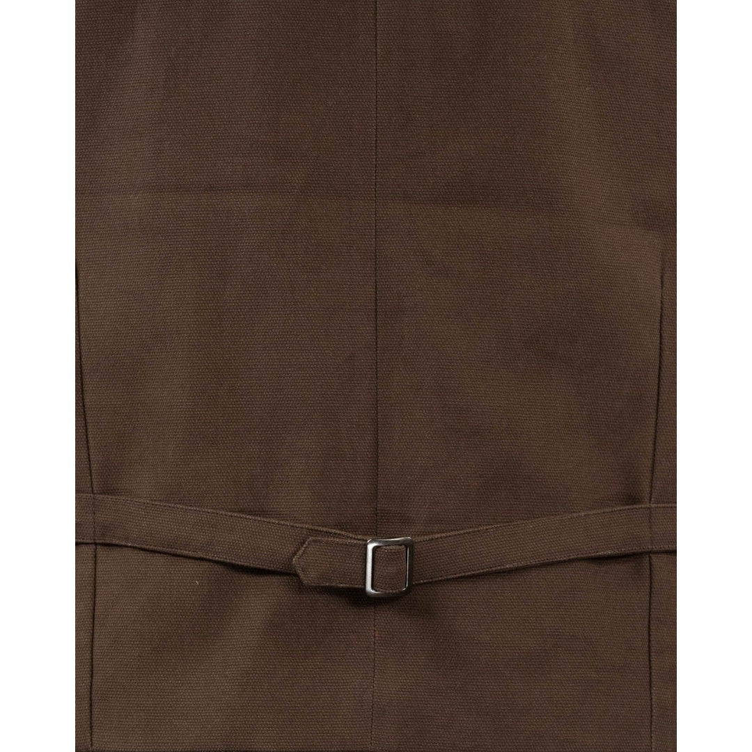 Outback Trading Company Men's Canvas Tan Jesse Vest 29829-CVS