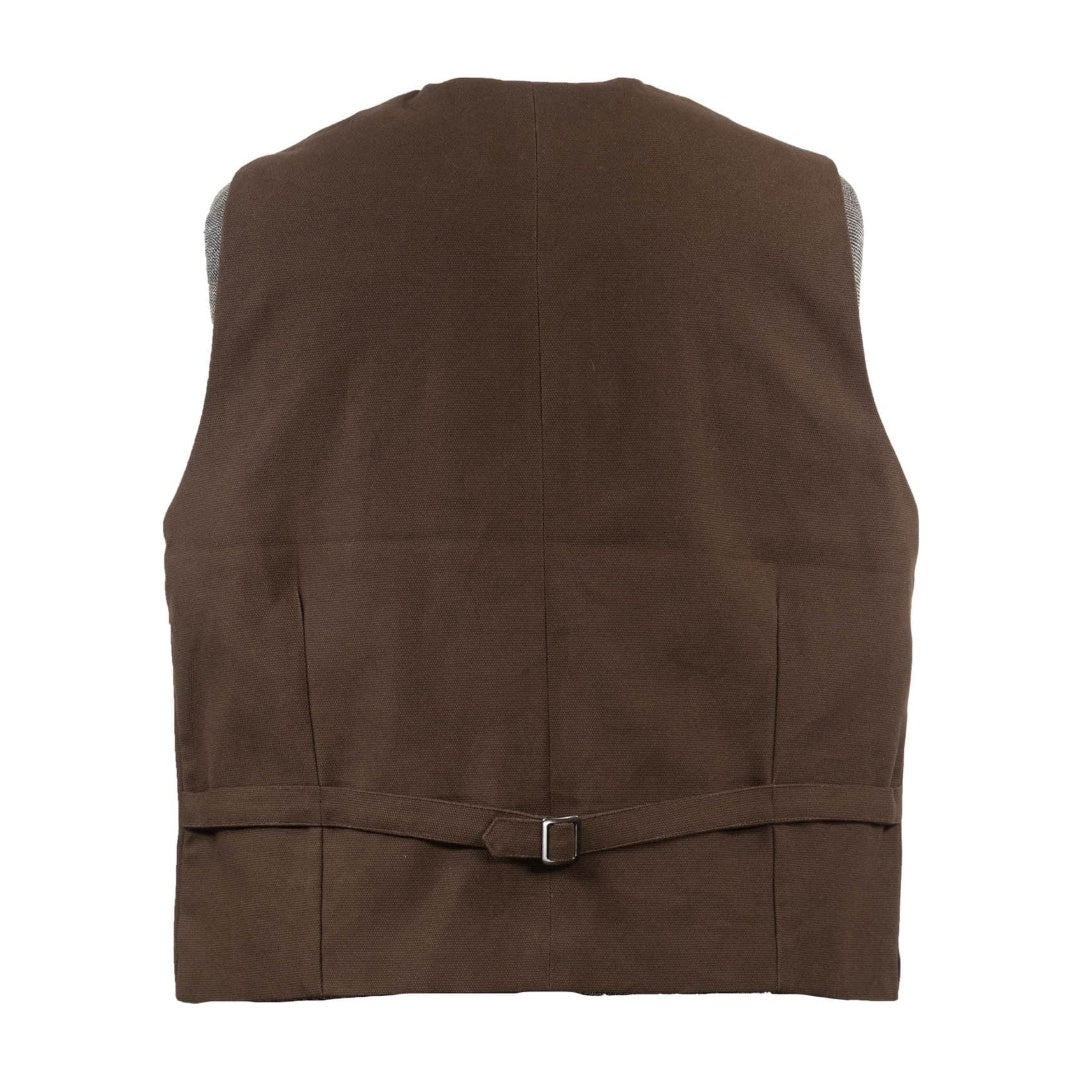 Outback Trading Company Men's Canvas Tan Jesse Vest 29829-CVS