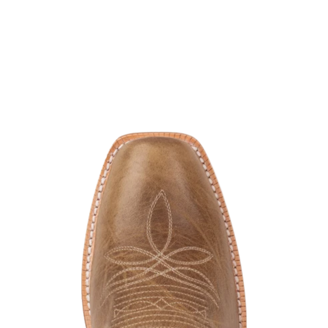 HYER Ladies Meriden Tan Crazy Cowhide Cutter Toe Western Boot HW42018