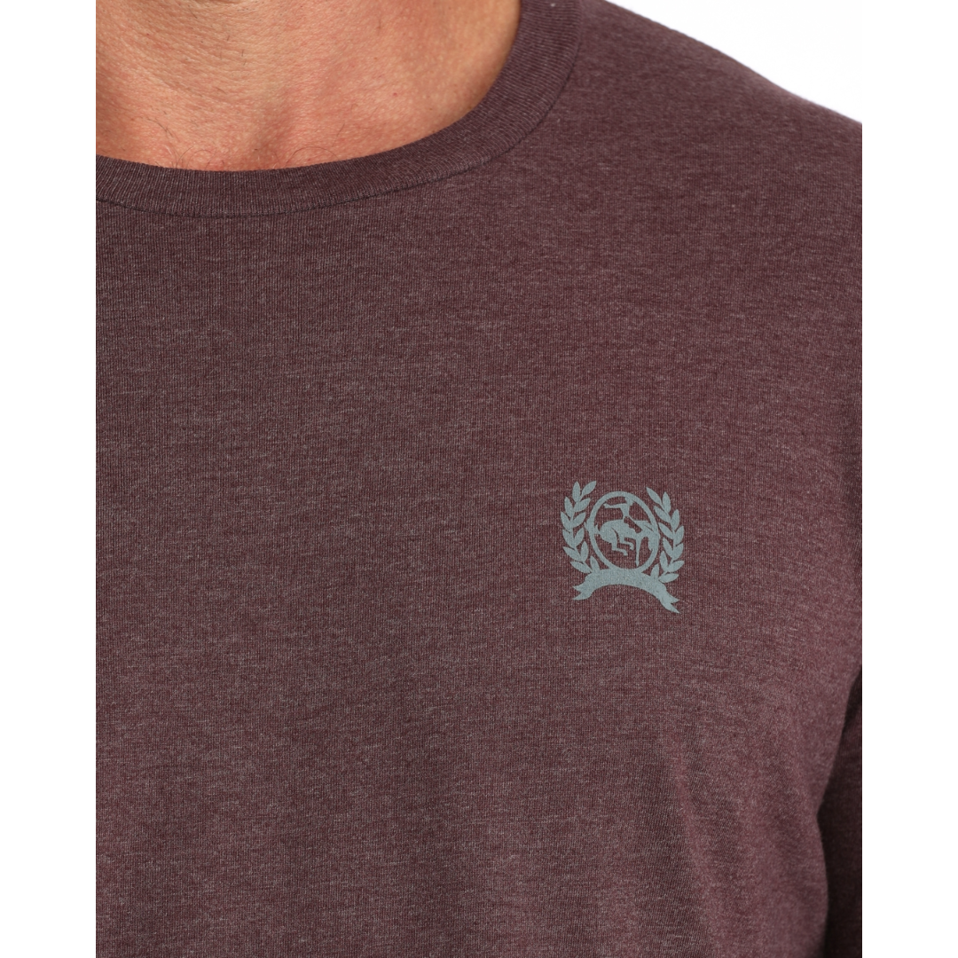 Cinch Men's Lead Don't Follow Purple T-Shirt MTT1721024