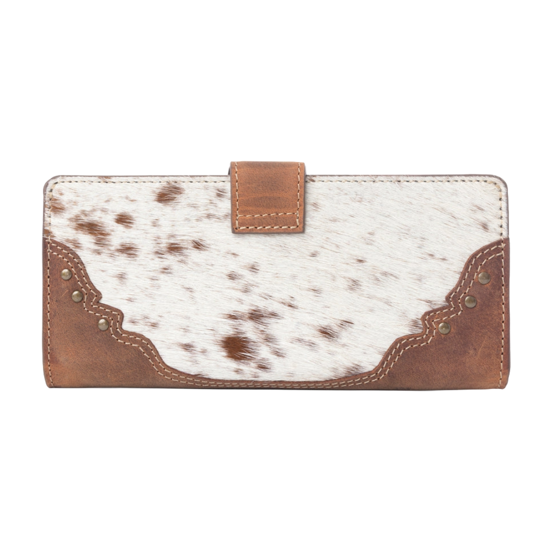 Myra Ladies Cedarbar Hairon Leather Honey Drift Wallet S-14657