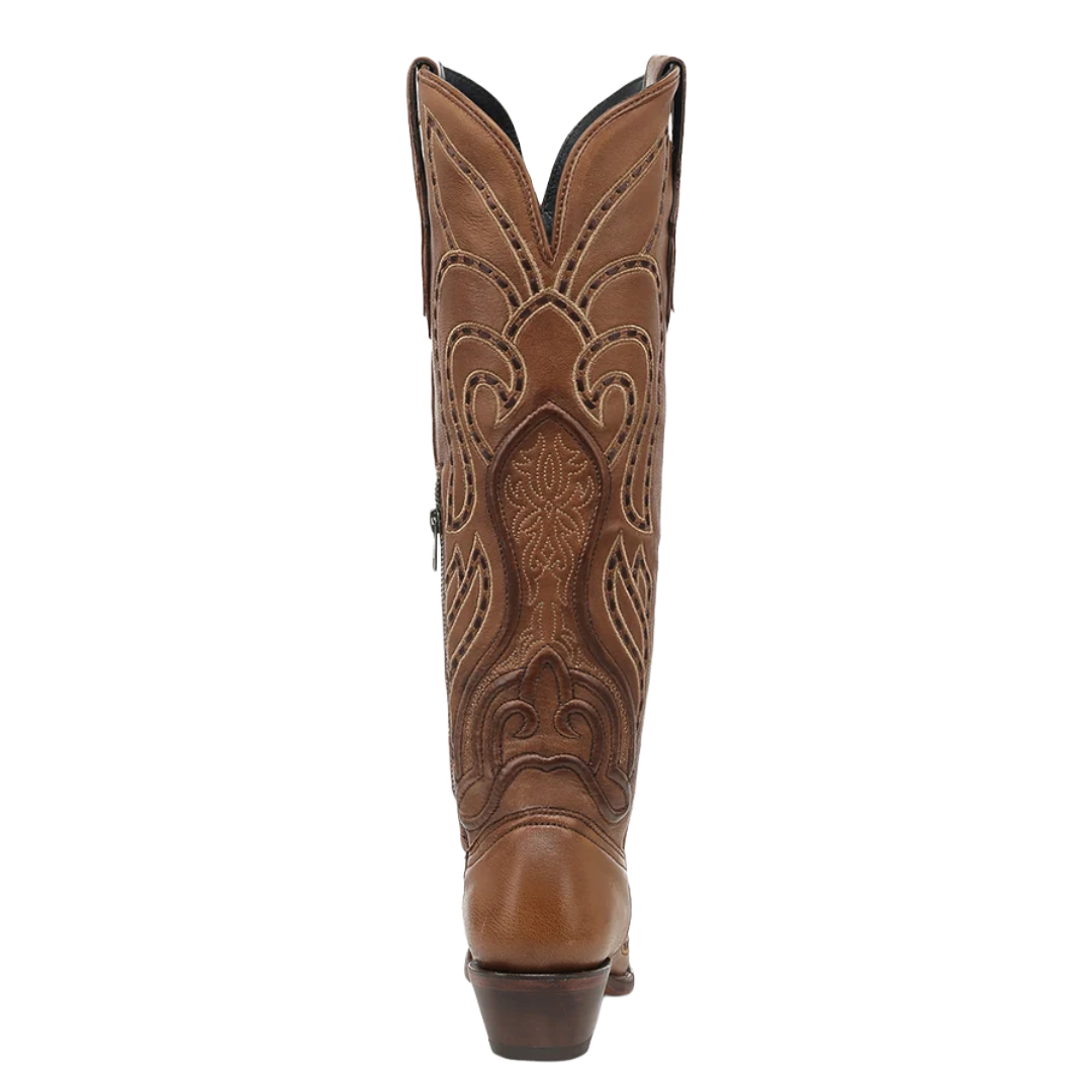 Corral Ladies Honey Raised Woven Embroidery Tall Top Western Boot A5236