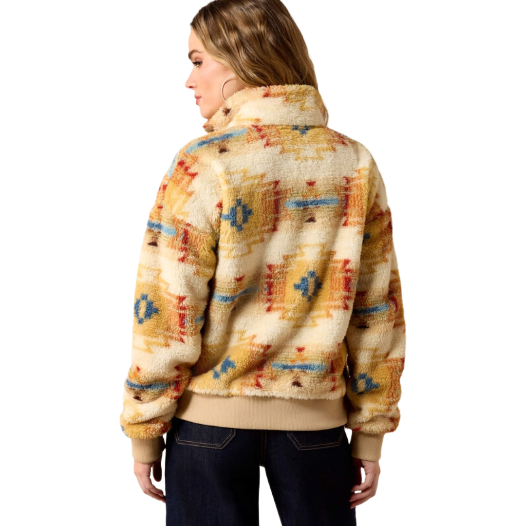 Ariat Ladies Sonoma Southwest Print Berber Sweatshirt 10079471