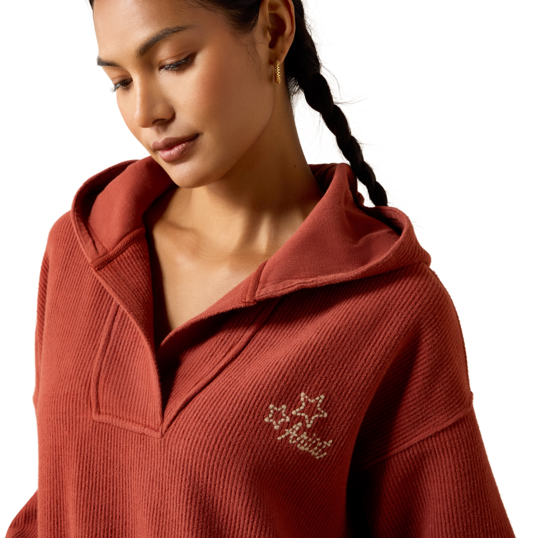 Ariat Ladies Burnt Henna Valencia Hoodie 10079519