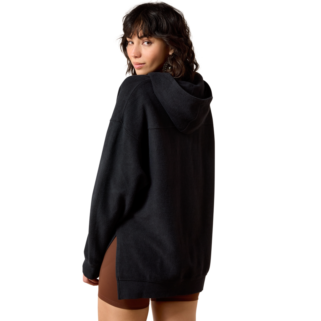 Ariat Ladies Black Acid Wash Valencia Hoodie 10079482