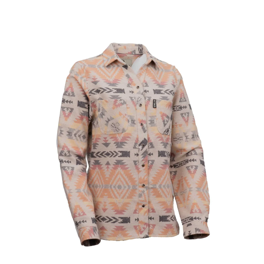Outback Trading Co. Ladies Desert Ivory Camile Snap Shirt 40257-DSI