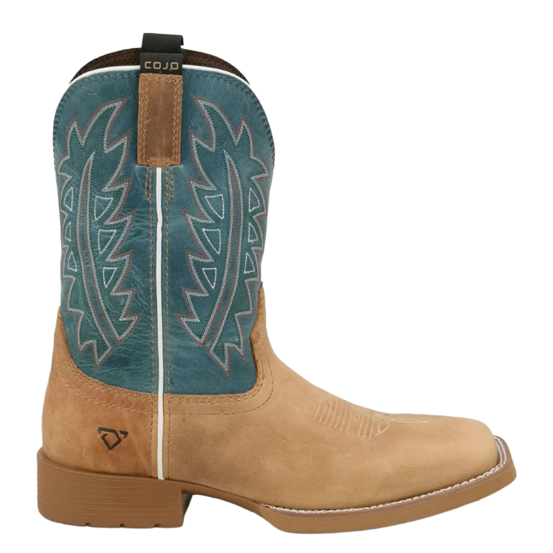 Justin Men's Honky Tonk Tan Leather Western Boot COJO140