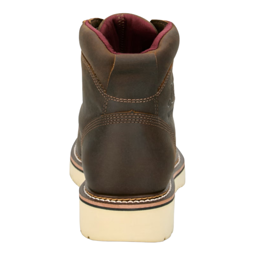 Justin Men's Homeland Akron Brown Leather Western Boot HL261