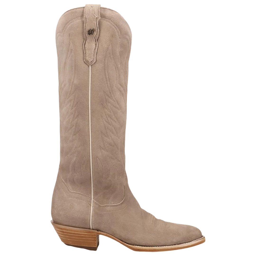 Dan Post Ladies Neon Prairie Taupe Suede Leather Boot DP7215