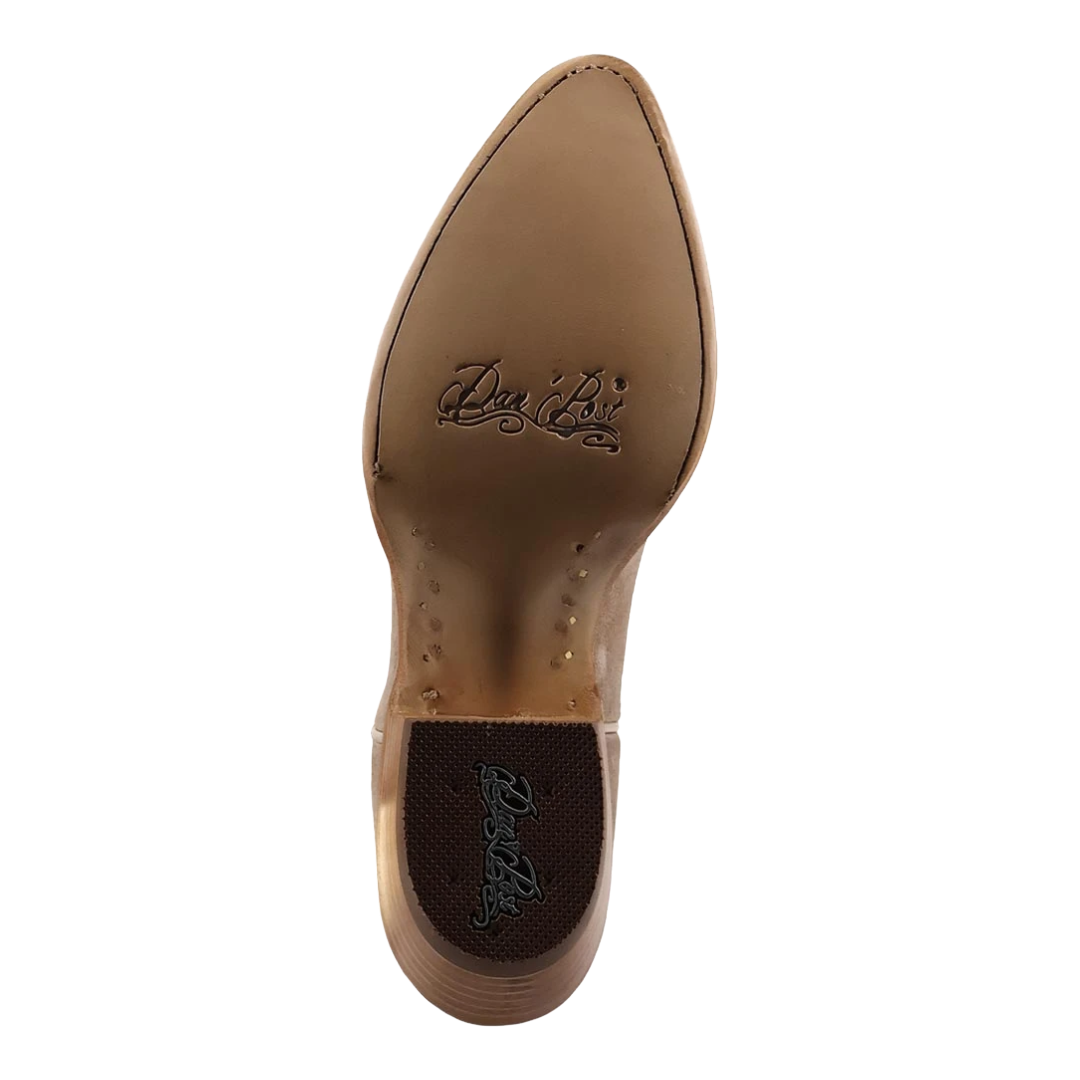 Dan Post Ladies Neon Prairie Taupe Suede Leather Boot DP7215