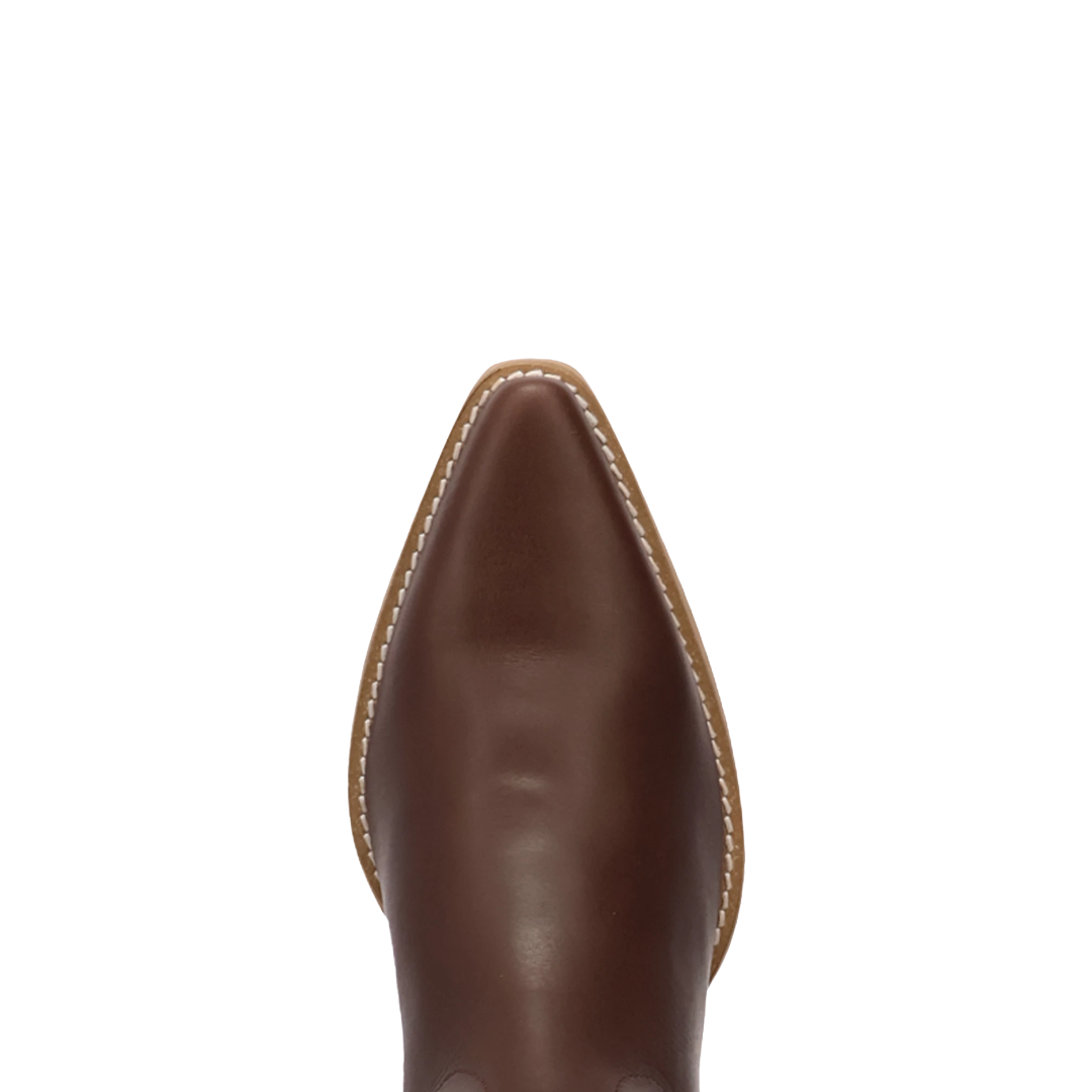 Dingo Men's Freedom Brown Snip Toe Leather Western Boot DI2613-BN