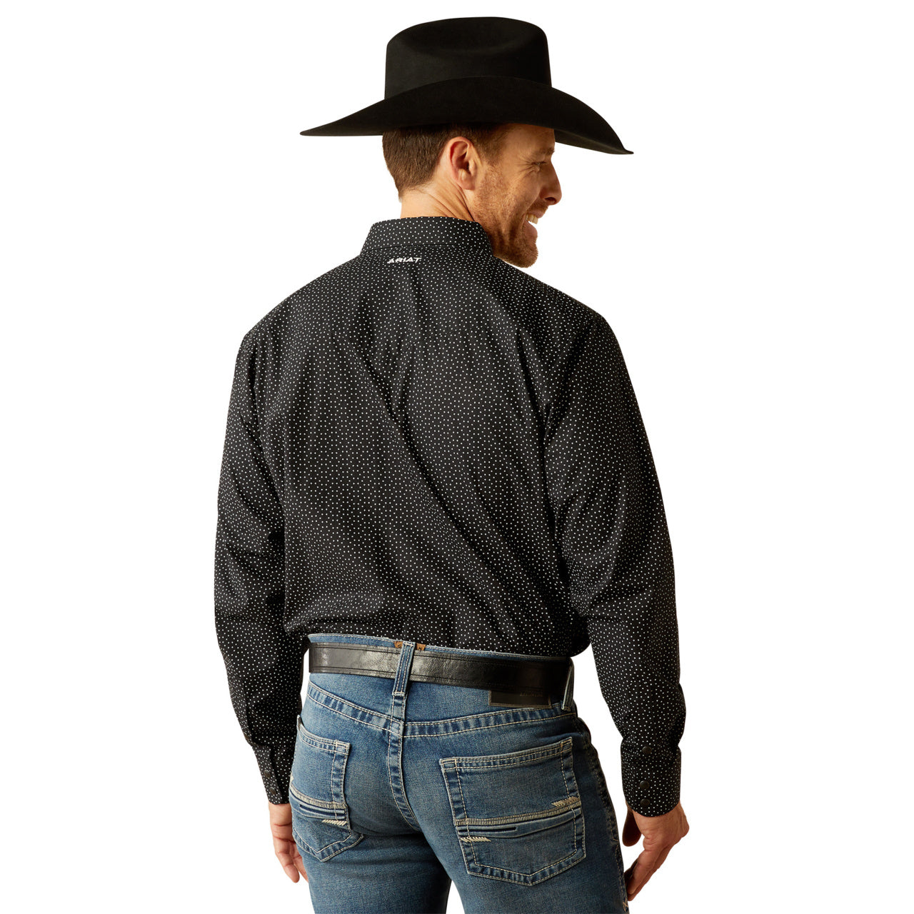 Ariat Men's Carmine Classic Fit Black Shirt 10054076